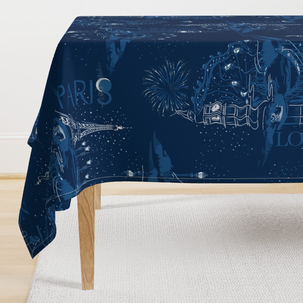 Starry Night Romance | Blue