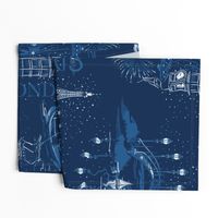 Starry Night Romance | Blue