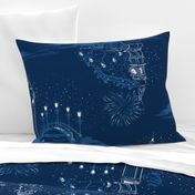 Starry Night Romance | Blue