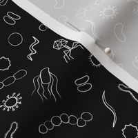 Microbiology - White on Black