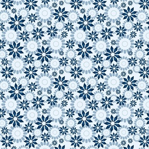 Christmas Snowflakes monochromatic design