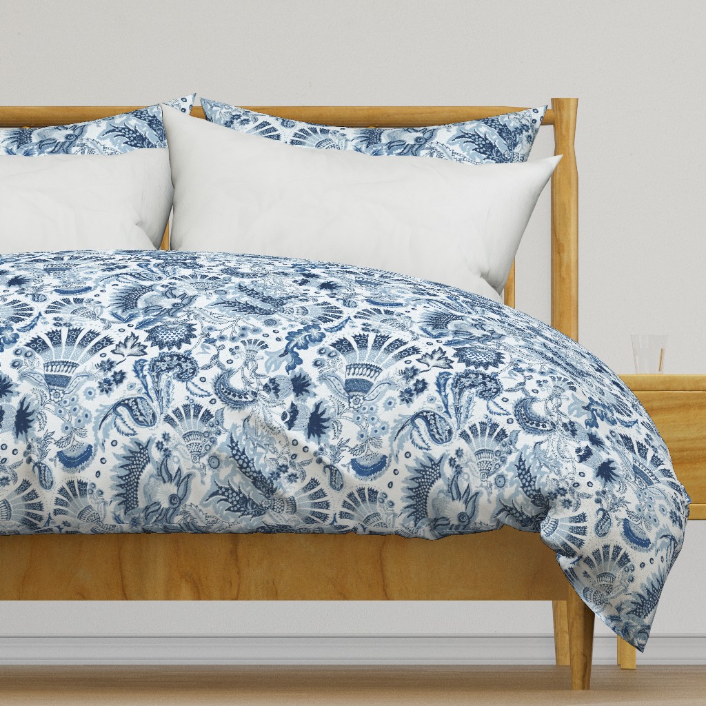 block print in classic blue50