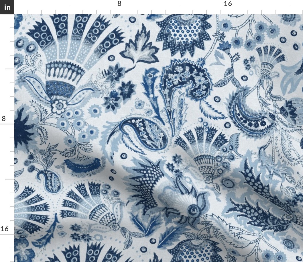 block print in classic blue50