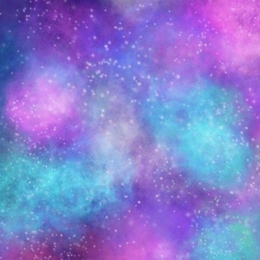 Galaxy Purple Pink Turquoise
