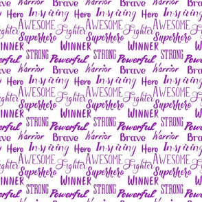 power words - purple