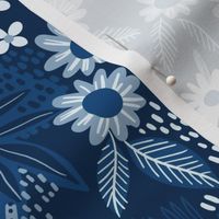 Blue monday floral