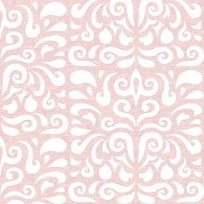 candence damask in pink - LAD20