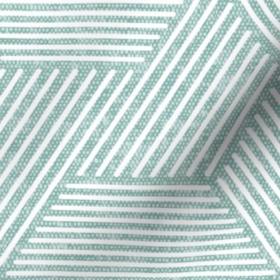 cadence triangles - geometric - mint - LAD20