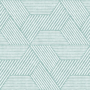 cadence triangles - geometric - mint - LAD20