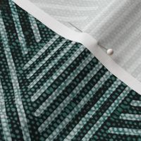 cadence triangles - geometric - dark green - LAD20