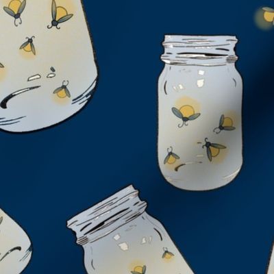 Summer Fireflies in Mason Jars