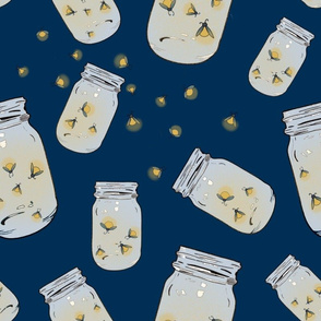 Summer Fireflies in Mason Jars
