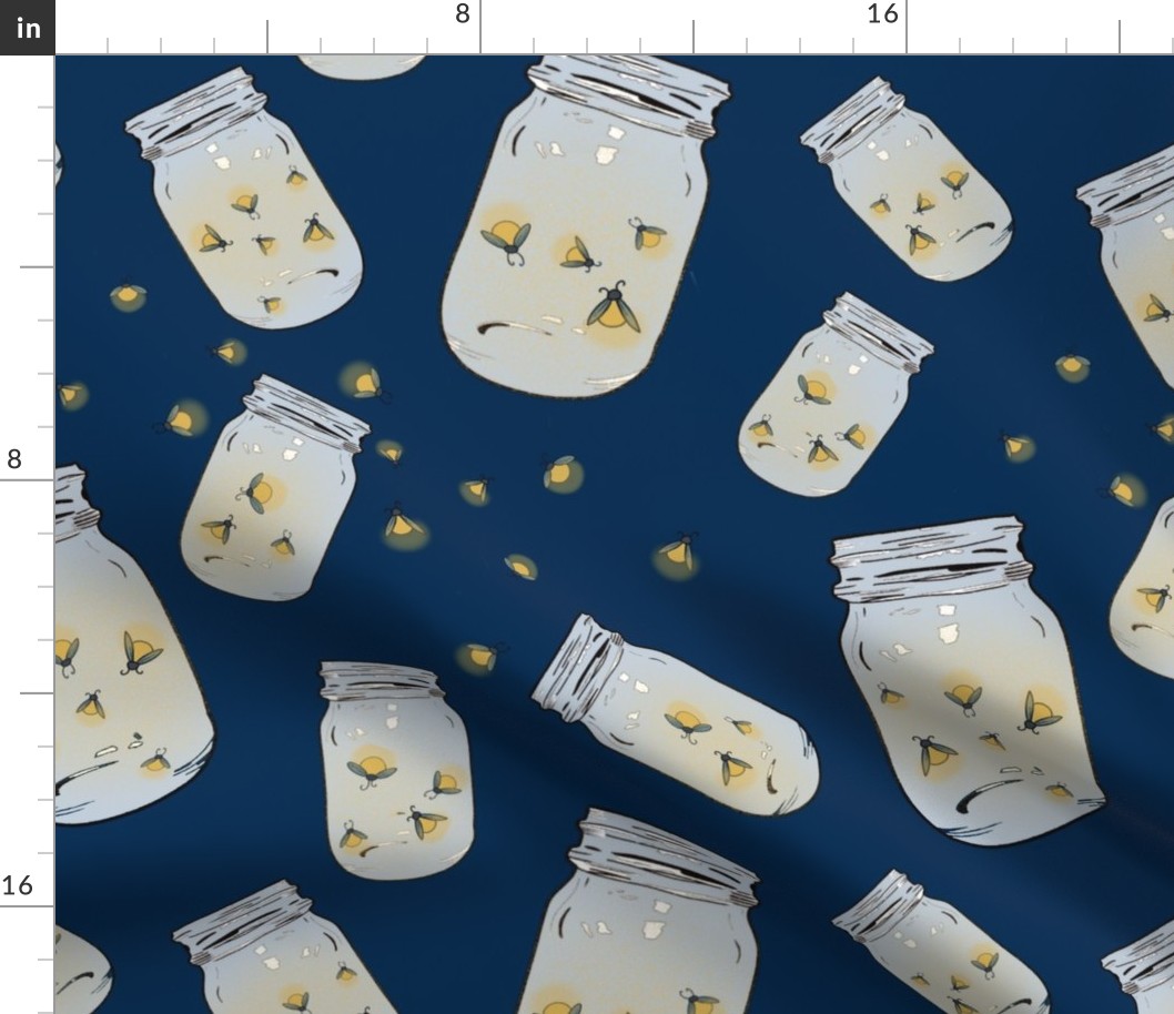 Summer Fireflies in Mason Jars