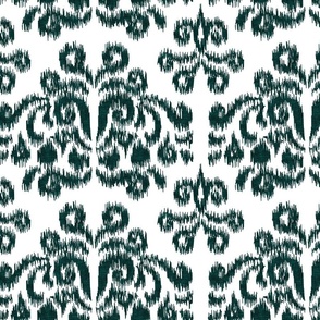 ikat -  dark green - LAD20