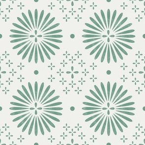 boho sun fabric - bohemian fabric, mudcloth fabric, gender neutral fabric, baby bedding fabric - jade