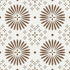 boho sun fabric - bohemian fabric, mudcloth fabric, gender neutral fabric, baby bedding fabric - brown