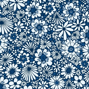 Classic Blue Limited Palette - Heart Flowers