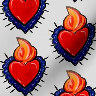 Flaming Sacred Hearts