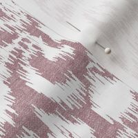 ikat  -  white on mauve - LAD20