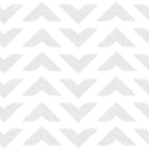 ikat arrow chevrons - grey - LAD20