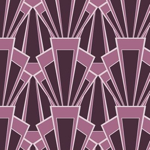 Large-scale Plum Deco Print