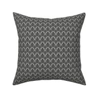 Grey Art Deco Scallop - Small