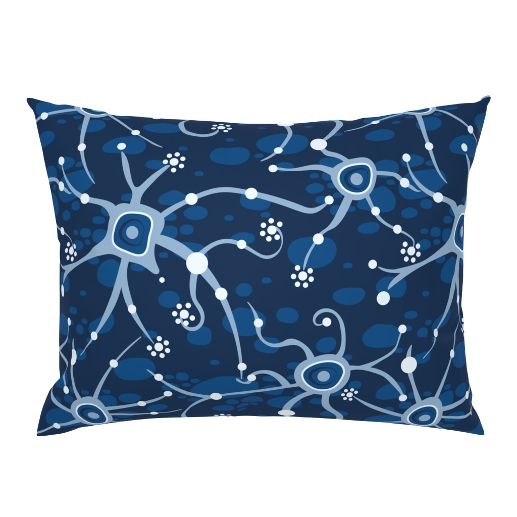 neural network blue | large 