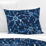 neural network blue | large 