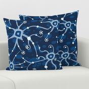 neural network blue | large 