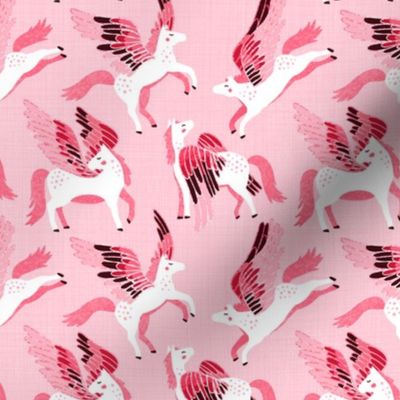 Pink Pegasus Pattern - Small Version   