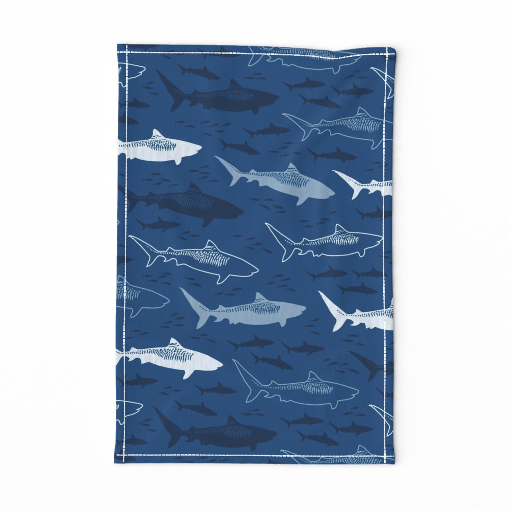stealth tiger sharks (classic blue)