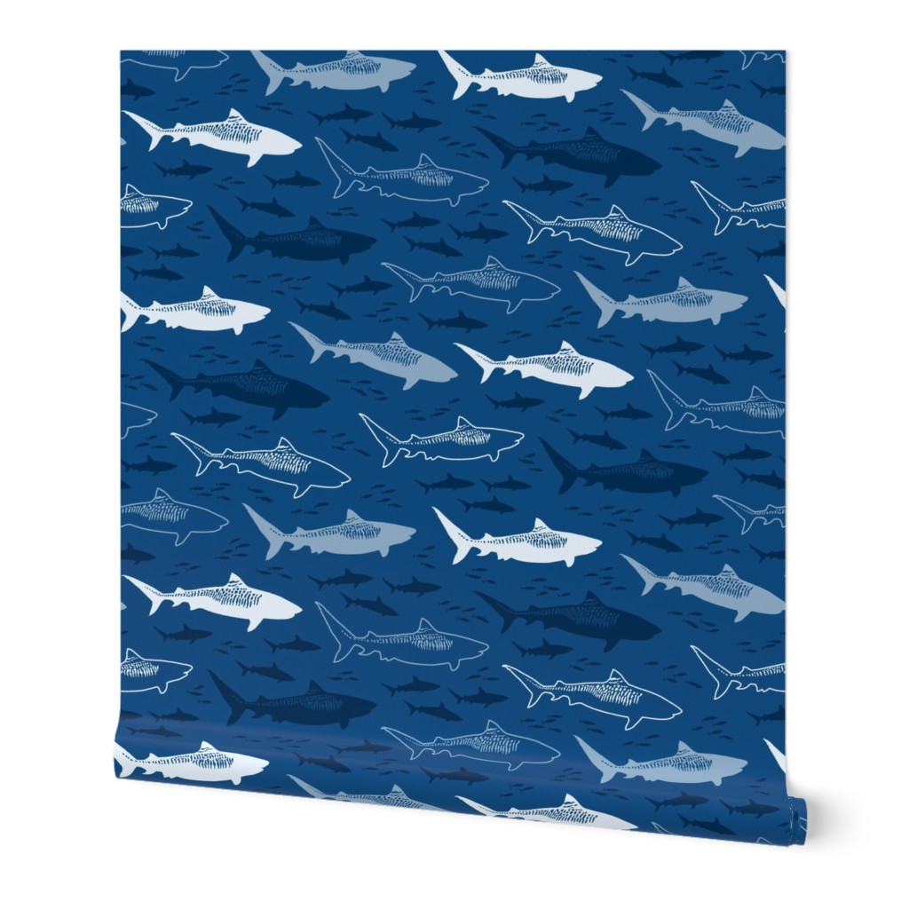 stealth tiger sharks (classic blue)