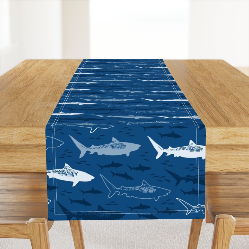 stealth tiger sharks (classic blue)