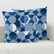 Geometric classic blue challenge