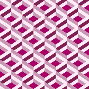 Magenta Pink Criss-Cross