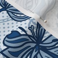  Tulip Abstract  Classic Blue