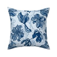  Tulip Abstract  Classic Blue