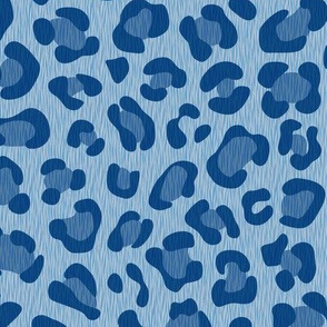 Leopard Print - Classic Blue