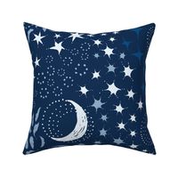 Moon Among the Stars - Blues - Large Scale