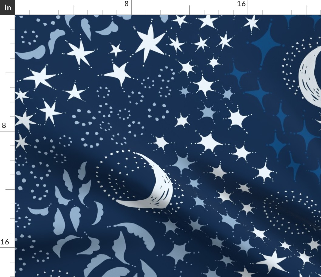 Moon Among the Stars - Blues - Large Scale