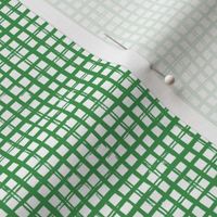 6" Bright Green Grid Pattern