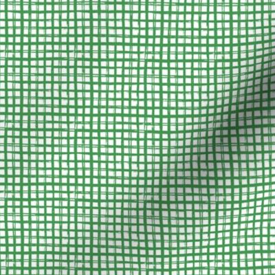 6" Bright Green Grid Pattern