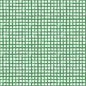 6" Bright Green Grid Pattern