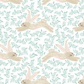 4" Bunny Hop with Leaves