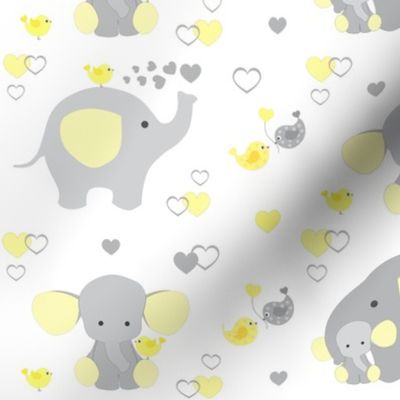 Yellow Elephant Baby Nursery