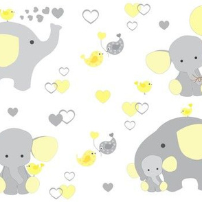 Yellow Elephant Baby Nursery