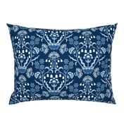 GRACEFUL CLASSIC BLUE  DAMASK