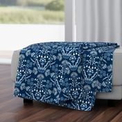 GRACEFUL CLASSIC BLUE  DAMASK