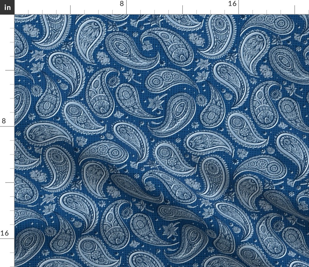 Paper Paisley//Blue