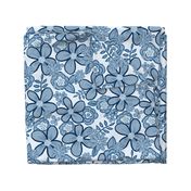 LCP Blue toned Floral, XL